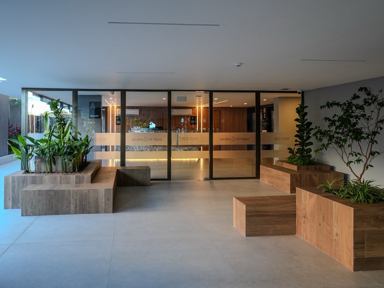 Flat Jardins Al Mare - Recepção