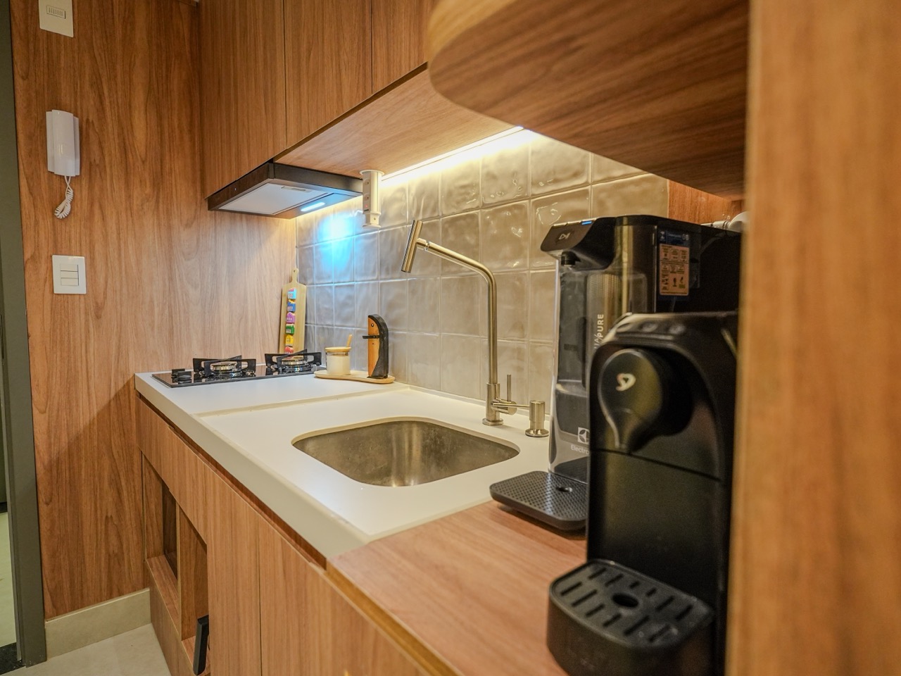 Flat Jardins Al Mare - Cozinha